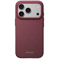 PITAKA Summa Case dėklas Apple iPhone 18 Pro / 17 Pro, bordo spalvos