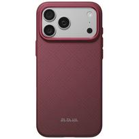 PITAKA Summa Case dėklas Apple iPhone 18 Pro Max / 17 Pro Max, bordo spalvos