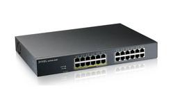 Zyxel GS1915-26v2 26 prievadų GbE išmanusis komutatorius, 24x GbE RJ45 ir 2x SFP, montuojamas į stelažą, be ventiliatoriaus (GS1915-26V2-EU0101F)