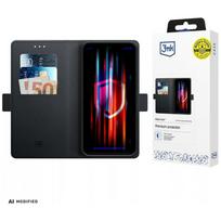 3MK Wallet Case dėklas skirtas Honor Magic 8 Lite, juodas