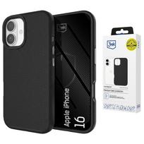 3MK Fortis MagCase Apple iPhone 16 išmaniojo telefono dėklas, juodas