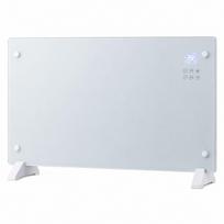 Išmanusis stiklo skydinis šildytuvas Extralink LPL-23A-WH, 2000 W, WiFi, baltas