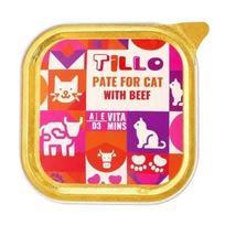 TILLO Pate Beef šlapias maistas katėms, 100 g