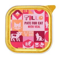 TILLO Pate Veal šlapias maistas katėms, 100 g