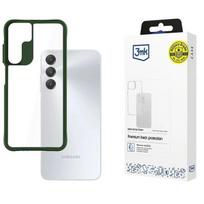 3MK Satin Armor Case+ dėklas Samsung Galaxy A15 5G, žalias