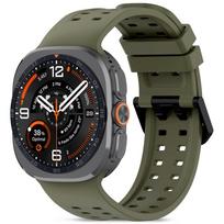 Tech-Protect Silicone Air silikoninis dirželis Samsung Galaxy Watch Ultra 1 / 2 (2024-2026) 47 mm, Olive Green