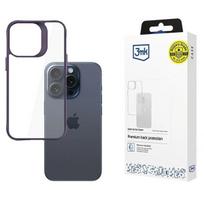 3MK Satin Armor Case+ 3MK15639 apsauginis dėklas Apple iPhone 15 Pro, violetinės spalvos