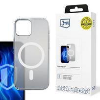 3MK Frosty MagCase MagSafe išmaniojo telefono dėklas, skirtas Apple iPhone 15 Plus, baltas