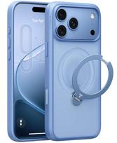 TORRAS Ostand Q3 Spin dėklas, skirtas Apple iPhone 18 Pro Max / 17 Pro Max, MagSafe, mėlynas