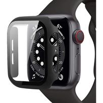 Tech-Protect Defense360 dėklas su grūdintu stiklu Apple Watch 4/5/6/7/8/9/SE 44/45 mm, juodas
