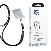 3MK EasyClip telefonų pakabukas, Black / Gold