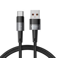Tech-Protect UltraBoost USB-A/USB-C kabelis 66W 6A 100 cm, pilkas