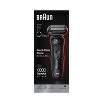 Braun Series 5 52-N1000sF1 vyriška plokštelinė skustuvė, juoda