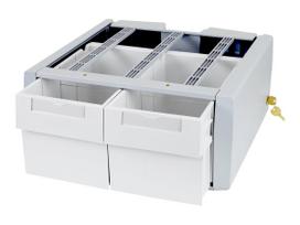 Ergotron StyleView SV43/44 serijos papildomas dvigubas aukštas tvirtinimo komponentas (2 stalčių modulis), pilkas/baltas