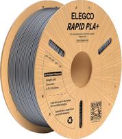 Elegoo Rapid PLA+ 3D spausdintuvo gija, 1.75 mm, sidabrinė, 1 kg