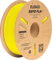 Elegoo Rapid PLA+ 3D spausdintuvo filamentas, 1.75 mm, geltonas, 1 kg