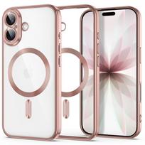 Tech-Protect MagFlex MagSafe dėklas skirtas Apple iPhone 17, Shiny Rose Gold