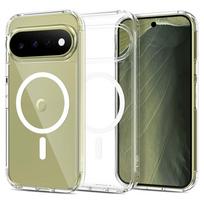 Tech-Protect FlexAir Hybrid MagSafe dėklas, skirtas Google Pixel 9 / 9 Pro / 10 / 10 Pro / 11 / 11 Pro, permatomas (THP5676)