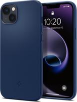 Spigen Silicone Fit Mag (ACS04921) MagSafe dėklas Apple iPhone 14 Plus / 15 Plus, Navy Blue