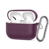 Tech-Protect Silicone Hook THP6103 Apple AirPods Pro 3 įkrovimo dėklo apvalkalas, Burgundy