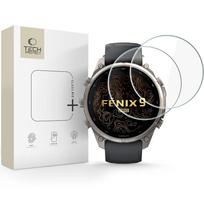 Tech-Protect Glass Fit+ grūdintas stiklas, skaidrus, skirtas Garmin Fenix 9 Pro 47 mm (2 vnt.)