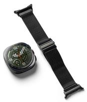 Ringke Metal One Mesh RGK12092 juoda nerūdijančio plieno apyrankė, skirta Samsung Galaxy Watch Ultra 1 / 2 (2024-2026) 47 mm