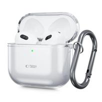 Tech-Protect Flexair Apple AirPods 4 ausinių dėklas, permatomas