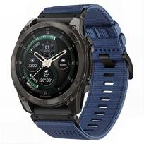 Tech-Protect Nylon Classic laikrodžio dirželis skirtas Garmin Fenix 5X / 5X Plus / 6X / 6X Pro / 7X / 8 / 8 Pro / 9 / 9 Pro 51 mm, Midnight Navy