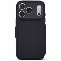 Decoded Textured Silicone Detachable Wallet dėklas su atsegamu pinigine Apple iPhone 18 Pro Max / iPhone 17 Pro Max, phantom black
