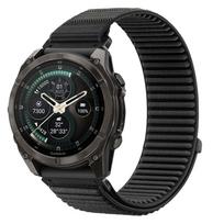 Tech-Protect NylonLoop THP6104 laikrodžio dirželis skirtas Garmin Fenix 5X / 5X Plus / 6X / 6X Pro / 7X / 8 / 8 Pro / 9 / 9 Pro (51 mm), juodas