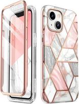 Supcase Cosmo dėklas, skirtas Apple iPhone 14 Plus / 15 Plus, Pink Marble