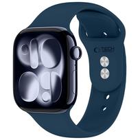 Tech-Protect Silicone apyrankė Apple Watch 8 / 9 / 10 / 11 / 12 / SE / Ultra 44/45/46/49 mm, Navy Blue