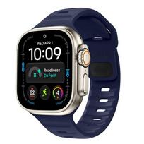 Tech-Protect Silicone Line Apple Watch 8 / 9 / 10 / 11 / 12 / SE / Ultra 44/45/46/49 mm apyrankė, Atlantic Blue