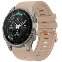 Tech-Protect silikoninis laikrodžio dirželis Garmin Fenix 5s / 5s Plus / 6s / 6s Pro / 7s / 8 / 9 / 9 Pro 43 mm, Walnut