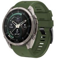 Tech-Protect Silicone Tech-Protect laikrodžio dirželis, skirtas Garmin Fenix 5 / 6 / 6 Pro / 7 / 8 / 8 Pro / E / 9 / 9 Pro 47 mm, Military Green