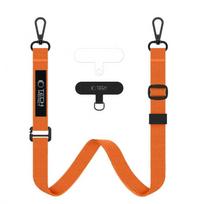 Tech-Protect C6S Rope Crossbody telefono pakabukas, Cosmic Orange