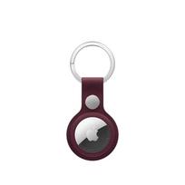 Apple AirTag FineWoven raktų pakabukas, burgundijos spalvos