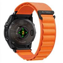 Tech-Protect Nylon Pro THP6037 laikrodžio dirželis Garmin Fenix 5X / 5X Plus / 6X / 6X Pro / 7X / 8 / 8 Pro / 9 / 9 Pro (51 mm), oranžinis