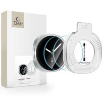 Tech-Protect Easy Set+ grūdintas stiklas, skirta Samsung Galaxy Watch 8 / 9 44 mm, permatomas (2 vnt.)