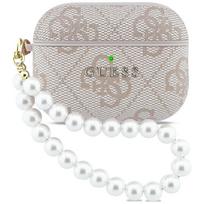 Guess 4G Pearl Strap dėklas Apple AirPods Pro 3, rausvas