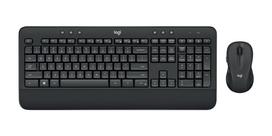 Logitech MK545 Advanced belaidis klaviatūros ir pelės rinkinys (920-008982), prancūziška klaviatūra, juodas