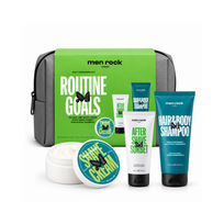 Men Rock Routine Goals Daily Grooming Kit Kelioninis odos priežiūros priemonių rinkinys vyrams, 1vnt