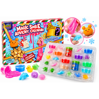 Advento kalendorius „Magic Smile“ – 24 squishy ir slime staigmenos