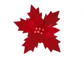 Dirbtinė gėlė, puansetija Christmas Touch, raudona sp., 26 cm