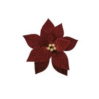 Dirbtinė gėlė, puansetija Christmas Touch, raudona sp., 30 cm