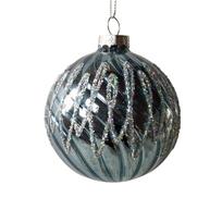 Eglutės žaisliukas Christmas Touch EBD341306, žydra sp., 8 cm, stiklas