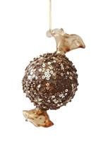 Eglutės žaisliukas Christmas Touch Candy, aukso sp., 11 cm, stiklas
