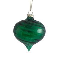 Eglutės žaisliukas Christmas Touch EBE341672, žalia sp., 9.5 cm, stiklas