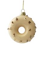 Eglutės žaisliukas Christmas Touch EBO341395, kreminė sp., 9 cm, stiklas