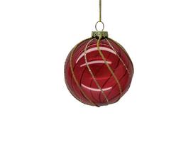 Eglutės žaisliukas Christmas Touch EBS340380R, raudona sp., 8 cm, stiklas